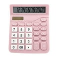 thumbnail image 1 of Hvmvliv Calculator Computing Counter Calculator-Power Handheld Desk Calculator with 12 Digit Large Lcd Display Pink, 1 of 9