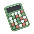 thumbnail image 1 of Hvmvliv Calculator Computing Counter Cute Calculator Small Portable Scientific Calculator 12 Digits Mini Body Plastic Keys Non-Slip Bottom Pad Clear Keys Green, 1 of 9
