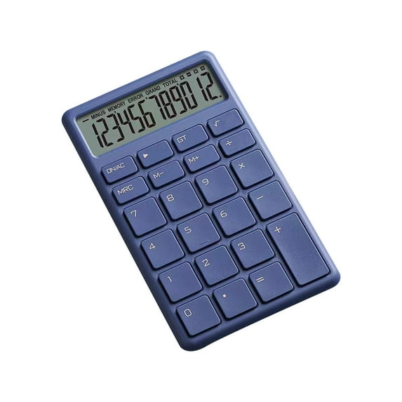 Hvmvliv Calculator Computing Counter Portable Calculator Simple Fashion Cute Small Office Calculator Blue
