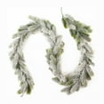 thumbnail image 1 of Hvmvliv Christmas Garland 70.87in Christmas Decorative Spruce Pine Needle Rattan White Flocked Xmas Garlands for Doorway Staircase Handrail Fireplace Decorations Green, 1 of 7