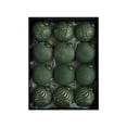 thumbnail image 1 of Hvmvliv Christmas Ornaments 12Pc 3.12inch Retro Christmas Tree Hanging Decorations Boxed Set Shatterproof Xmas Balls Ornaments Decorative Hanging Balls for Christmas Party Green, 1 of 7