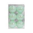 thumbnail image 1 of Hvmvliv Christmas Ornaments 6Pc 2.34inch Shiny Christmas Balls Hangings Glitter Xmas Tree Ornaments Decoration Plastic Shatterproof Christmas Tree Hangings Decorations Green, 1 of 6