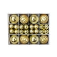 thumbnail image 1 of Hvmvliv Christmas Ornaments 80Pc 2.34inch Electroplated Christmas Hanging Balls Shatterproof Christmas Tree Ornaments for Christmas Decoration Gold, 1 of 6
