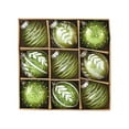 thumbnail image 1 of Hvmvliv Christmas Ornaments 9Pc 3.12inch Green Electroplated Painted Christmas Tree Ornaments Shatterproof Hanging Balls for Xmas Party Decoration Decorative Balls Ornaments Green, 1 of 6