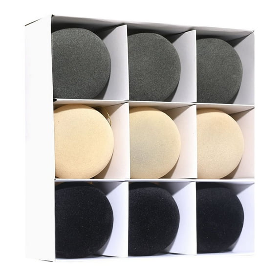 Hvmvliv Christmas Ornaments 9Pc 3.12inch Velvet Christmas Balls Decorations Xmas Tree Bauble Hanging Shatterproof Home Party Ornament for Christmas Multicolor