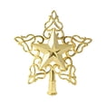 thumbnail image 1 of Hvmvliv Christmas Star Tree Topper Xmas Tree Top Ornament Five Pointed Star Holiday Tree Shatterproof Star Ornament for Holiday Christmas Tree Decoration Gold, 1 of 7