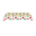 thumbnail image 1 of Hvmvliv Colorful Easter Plastic Tablecloth, 108 x 54 Inches Rectangular Waterproof Table Cover for Dining Table Party Supplies, Easy Clean Holiday Decor Multicolor, 1 of 6