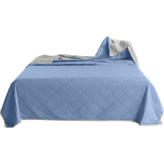 Hvmvliv Cooling Quilt 150x200cm Summer A/C Comfortersummer Cool Comfortermugwort Ice Spring Cool Feeling Comforter Thick Cooling Blanket Blue