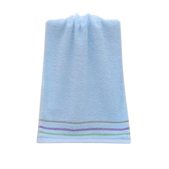 Hvmvliv Cotton Bath Towels Towel Cotton Spun Highly Absorbent and Softs Feel Washcloths For Bathroom Spa Gym and Face Towel Blue