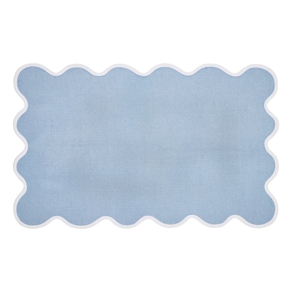 Hvmvliv Doormat Welcome Printed Floor Mat Bath Rugs,Large Size for Entryway,Patio,Kitchen,Non-Slip Backing,Easy to Clean,Durable,Size: 19.69 X 31.50in Blue