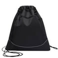 thumbnail image 1 of Hvmvliv Drawstring Backpack Multifunctional Backpack with Basketball Storage Bag Outdoor Sport Gym Drawstring Bag for Man Women Black, 1 of 5