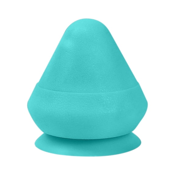 Hvmvliv Fitness Massage Ball TPE Fascia Massage Ball with Suction Design, Yoga Trigger Point Therapy Ball for Back Shoulder and Neck Muscle Pain Relief Green