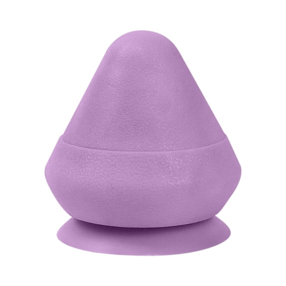 Hvmvliv Fitness Massage Ball TPE Fascia Massage Ball with Suction Design, Yoga Trigger Point Therapy Ball for Back Shoulder and Neck Muscle Pain Relief Purple