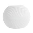 thumbnail image 1 of Hvmvliv Flowerpot Large Hydroponic Small Potted Plant Pots - 20x16.5x16.5cm Indoor Living Room Desktop Self-Watering Plastic Flower Pots White, 1 of 7
