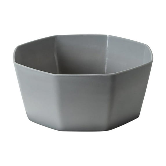 Hvmvliv Flowerpot Large Resin Plastic Succulents Flowerpot 20.8x14.5x10cm - Balcony Potted Green Plant Imitation Ceramic Thickening Big Size Gray