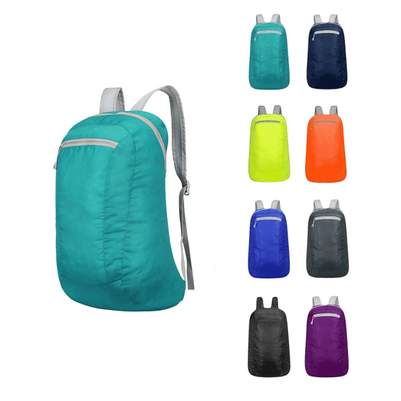 Hvmvliv Foldable Hiking Backpack Foldable Lightweight Backpack Outdoor Camping Bag Portable Sports Daypack Large Capacity Travel Backpack Green