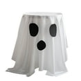 thumbnail image 1 of Hvmvliv Ghost Tablecloth 59x78in Halloween Tablecloth Web Pumpkin Tablecloth Holiday Table Cloth Printed Flower Tea Table Decorative Tablecloth Suitable for Indoor Outdoor Halloween Decoration White, 1 of 9