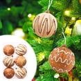 thumbnail image 1 of Hvmvliv Gingerbread Man Foam Ornaments – 8Cm Unbreakable Christmas Tree Decor, Kid-Friendly Holiday Accents‌ Orange, 1 of 8