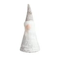 thumbnail image 1 of Hvmvliv Gnome Christmas Tree Topper Velvet Faceless Doll Xmas Tree Topper Ornament Christmas Tree Top Decoration Silver, 1 of 6
