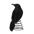 thumbnail image 1 of Hvmvliv Halloween Crow Tree Topper Spooky Halloween Tree Ornaments Crow Christmas Treetop Ornaments for Party Black, 1 of 9