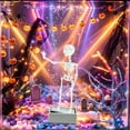 thumbnail image 1 of Hvmvliv Halloween Decoration Luminous Swing Dancing Skeleton Aquarium Ornament,Air-Pump Bubbler,Halloween Party Fish Tank Decor,Gift for Fish Lovers,5.9X1.97in Multicolor-D, 1 of 6