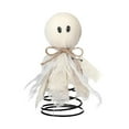 thumbnail image 1 of Hvmvliv Halloween Ghost Tree Topper Spooky Halloween Tree Ornaments Ghost Christmas Treetop Ornaments for Home White, 1 of 9