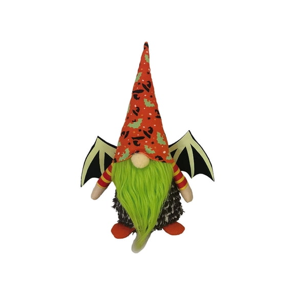 Hvmvliv Halloween Luminous Faceless Gnome Figurine with Glow in Dark Feature for Kids Party All Hallows Day Decor
