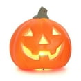 thumbnail image 1 of Hvmvliv Halloween Pumpkin Decorations 5in Halloween Pumpkin Lantern Halloween Scene Decoration Funny Pumpkin Lantern Hollow Out Big Pumpkin Suitable for Halloween Decoration Orange, 1 of 5