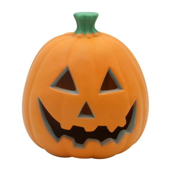 Hvmvliv Halloween Pumpkin Lights Halloween Evil Pumpkin Lamp Battery-Powered Orange Pumpkin Lantern Indoor Halloween Decorations Orange