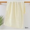 thumbnail image 1 of Hvmvliv Hand Towels 3-Pack Polyester Towel Set Soft & Durable Material, Super Absorbent & Quick-Drying, Non-Shedding & Fade-Resistant, Multipurpose for Bathroom, Gym and Spa Yellow, 1 of 6
