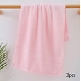 thumbnail image 1 of Hvmvliv Hand Towels 3-Pack Polyester Towel Set Soft & Durable Material, Super Absorbent & Quick-Drying, Non-Shedding & Fade-Resistant, Multipurpose for Bathroom, Gym and Spa Pink, 1 of 6