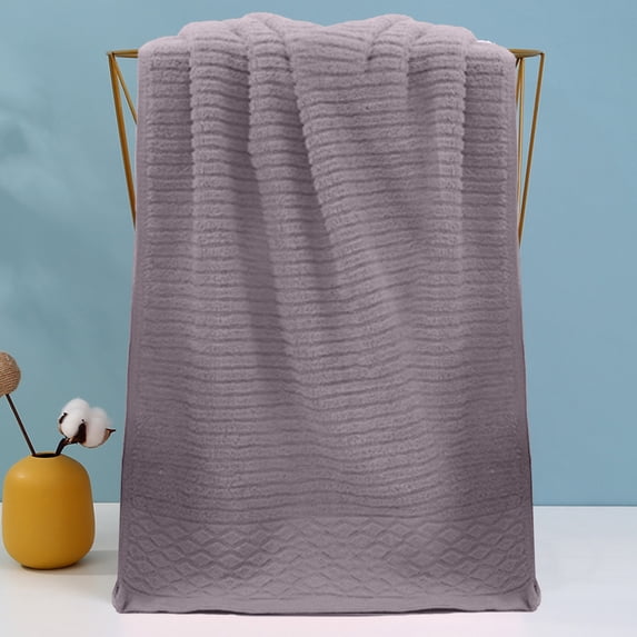 Hvmvliv Hand Towels For Bathroom Checkered Fleece Towel Luxurious Soft Texture, Super Absorbent & Quick-Drying, High-Density & Non-Lint, with Hanging Rope, Multipurpose for Home Gray