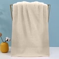 thumbnail image 1 of Hvmvliv Hand Towels For Bathroom Checkered Fleece Towel Luxurious Soft Texture, Super Absorbent & Quick-Drying, High-Density & Non-Lint, with Hanging Rope, Multipurpose for Home Beige, 1 of 6