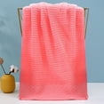 thumbnail image 1 of Hvmvliv Hand Towels For Bathroom Checkered Fleece Towel Luxurious Soft Texture, Super Absorbent & Quick-Drying, High-Density & Non-Lint, with Hanging Rope, Multipurpose for Home Pink, 1 of 6