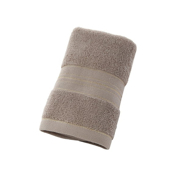 Hvmvliv Hand Towels For Bathroom Cotton Bath Towel for Adults Soft & Luxurious Feel, High Water Absorption, Durable & Fade-Resistant, Multipurpose for Bathroom, Gym, Beach and Camping Brown