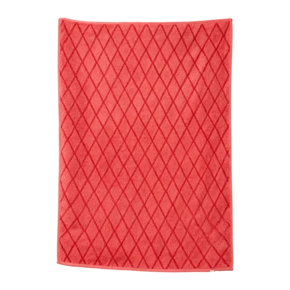 Hvmvliv Hand Towels For Bathroom Cotton Embroidery Towel Soft & Skin-Friendly, High Water Absorption, Durable & Colorfast, Excellent Quality for Daily Use, Suitable for Home and Gifting Red
