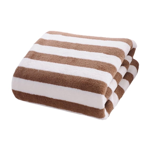 Hvmvliv Hand Towels For Bathroom Fleece Hand Towel Cloud-Like Softness, Super Absorbent & Quick-Drying, Lint-Free After Multiple Washes, Versatile for Bathroom, Gym, Travel and Beach Use Brown