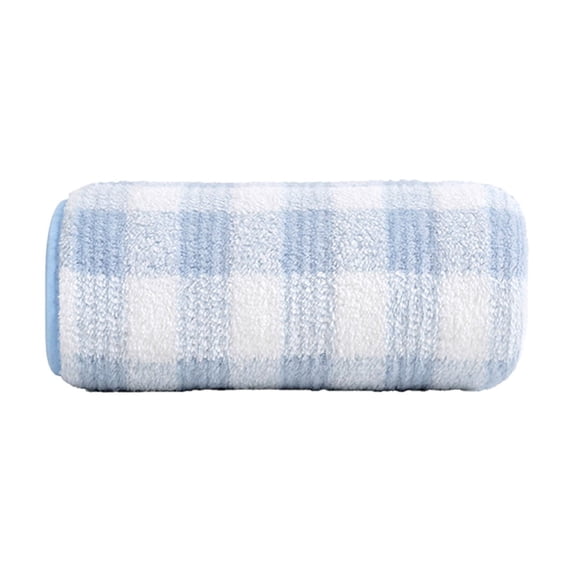 Hvmvliv Hand Towels For Bathroom Fleece Towel Luxurious Soft Texture, Super Absorbent & Quick-Drying, High-Density & Non-Lint, with Practical Hanging Rope, Multipurpose for Home and Travel Blue