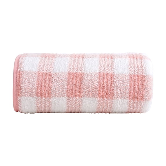 Hvmvliv Hand Towels For Bathroom Fleece Towel Luxurious Soft Texture, Super Absorbent & Quick-Drying, High-Density & Non-Lint, with Practical Hanging Rope, Multipurpose for Home and Travel Pink