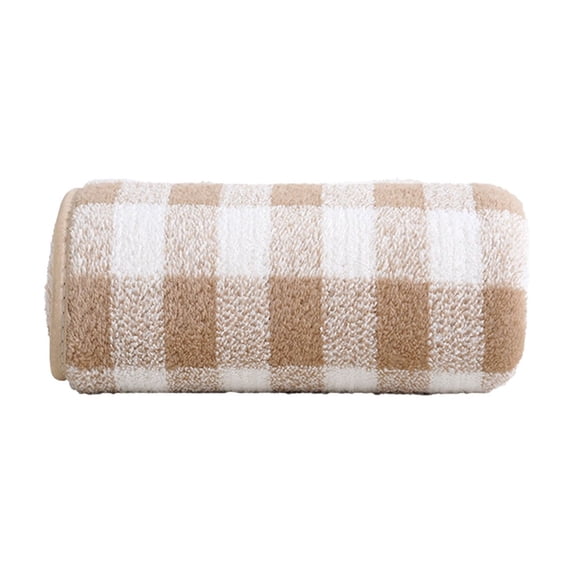 Hvmvliv Hand Towels For Bathroom Fleece Towel Luxurious Soft Texture, Super Absorbent & Quick-Drying, High-Density & Non-Lint, with Practical Hanging Rope, Multipurpose for Home and Travel Beige
