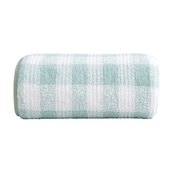 Hvmvliv Hand Towels For Bathroom Fleece Towel Luxurious Soft Texture, Super Absorbent & Quick-Drying, High-Density & Non-Lint, with Practical Hanging Rope, Multipurpose for Home and Travel Green