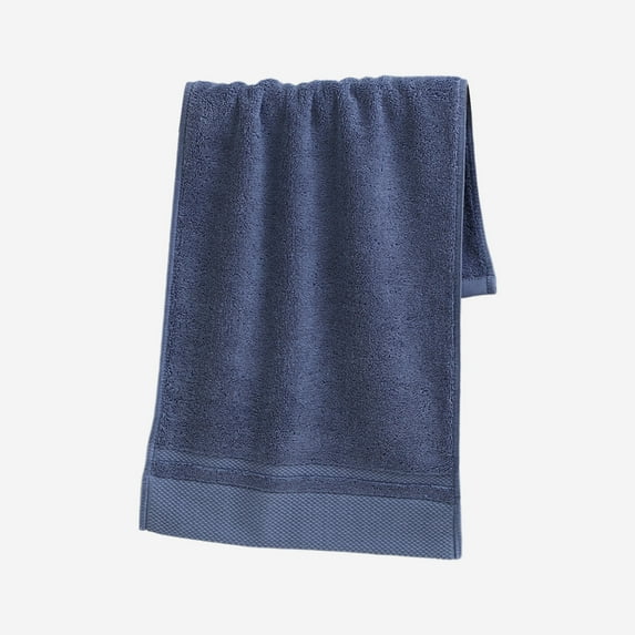 Hvmvliv Hand Towels For Bathroom Premium Cotton Face Towel Soft & Gentle on Skin, Super Absorbent, Durable & Non-Shedding, Multiple Color Options, Suitable for Daily Use and Gifting Blue