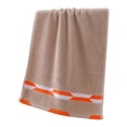 thumbnail image 1 of Hvmvliv Hand Towels For Bathroom Soft Cotton Face Towel Delicate Texture, Super Absorbent & Quick-Drying, Thickened & Durable, Solid Color Design, Easy to Clean & Maintain, Ideal for Daily Use Beige, 1 of 6