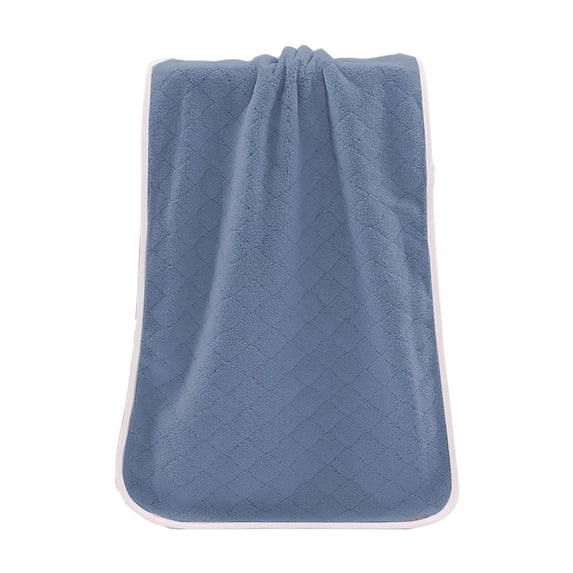 Hvmvliv Hand Towels For Bathroom Soft Cotton Towel Delicate Texture, Super Absorbent & Quick-Drying, Thickened & Durable, Easy to Clean, Ideal for Daily Use Blue
