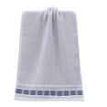 thumbnail image 1 of Hvmvliv Hand Towels For Bathroom Soft Cotton Towel Gentle & Non-Irritating for Tender Skin, Strong Water Absorption & Breathable, Fast-Drying & Pilling-Resistant, Suitable for Home Gray, 1 of 6