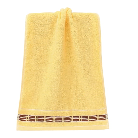 Hvmvliv Hand Towels For Bathroom Soft Cotton Towel Gentle & Non-Irritating for Tender Skin, Strong Water Absorption & Breathable, Fast-Drying & Pilling-Resistant, Suitable for Home Yellow