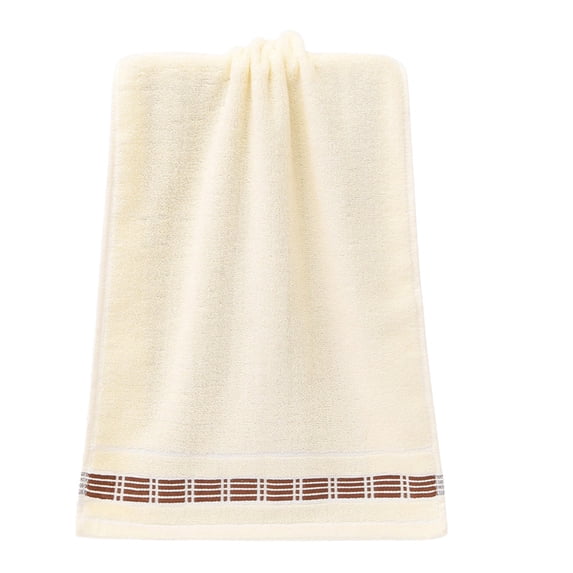 Hvmvliv Hand Towels For Bathroom Soft Cotton Towel Gentle & Non-Irritating for Tender Skin, Strong Water Absorption & Breathable, Fast-Drying & Pilling-Resistant, Suitable for Home Beige