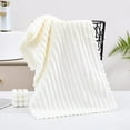 thumbnail image 1 of Hvmvliv Hand Towels For Bathroom Soft Linen Feel Towel Velvety Soft Touch, Super Absorbent & Quick-Drying, Thick & Durable, Reactive Printing & Dyeing, Suitable for Multiple Scenarios White, 1 of 6