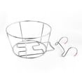 thumbnail image 1 of Hvmvliv Hanging Plant Rack Stainless Steel Flower Pot Hanging Rack - Simple Balcony Hanging Basket Holder with S-Hook for Multiple Plant Display and Space Saving Organization Silver, 1 of 6