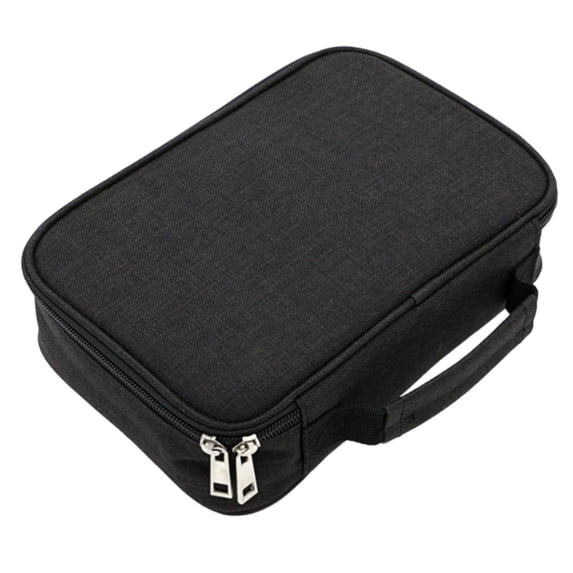 Hvmvliv High Capacity Zipper Pencil Case 72 Compartments with 2 Removable Sleeves Portable Pen Organizer with Handle